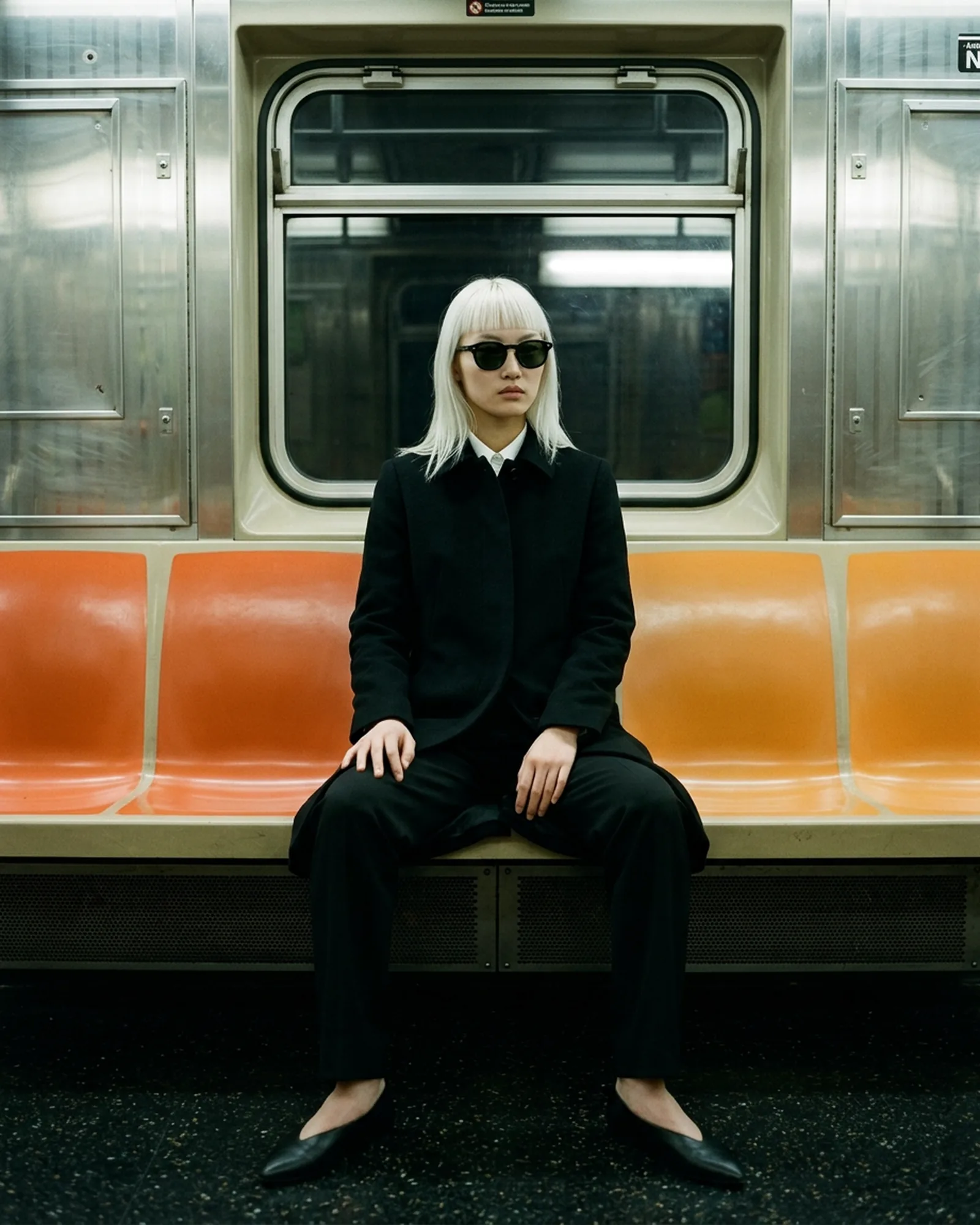 Ritratto in metropolitana
